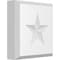 Ekena Millwork Standard Sedgwick Star Rosette With Beveled Edge, 4"W x 4"H x 1"P ROSP040X040X100SDG07 - alternate 1